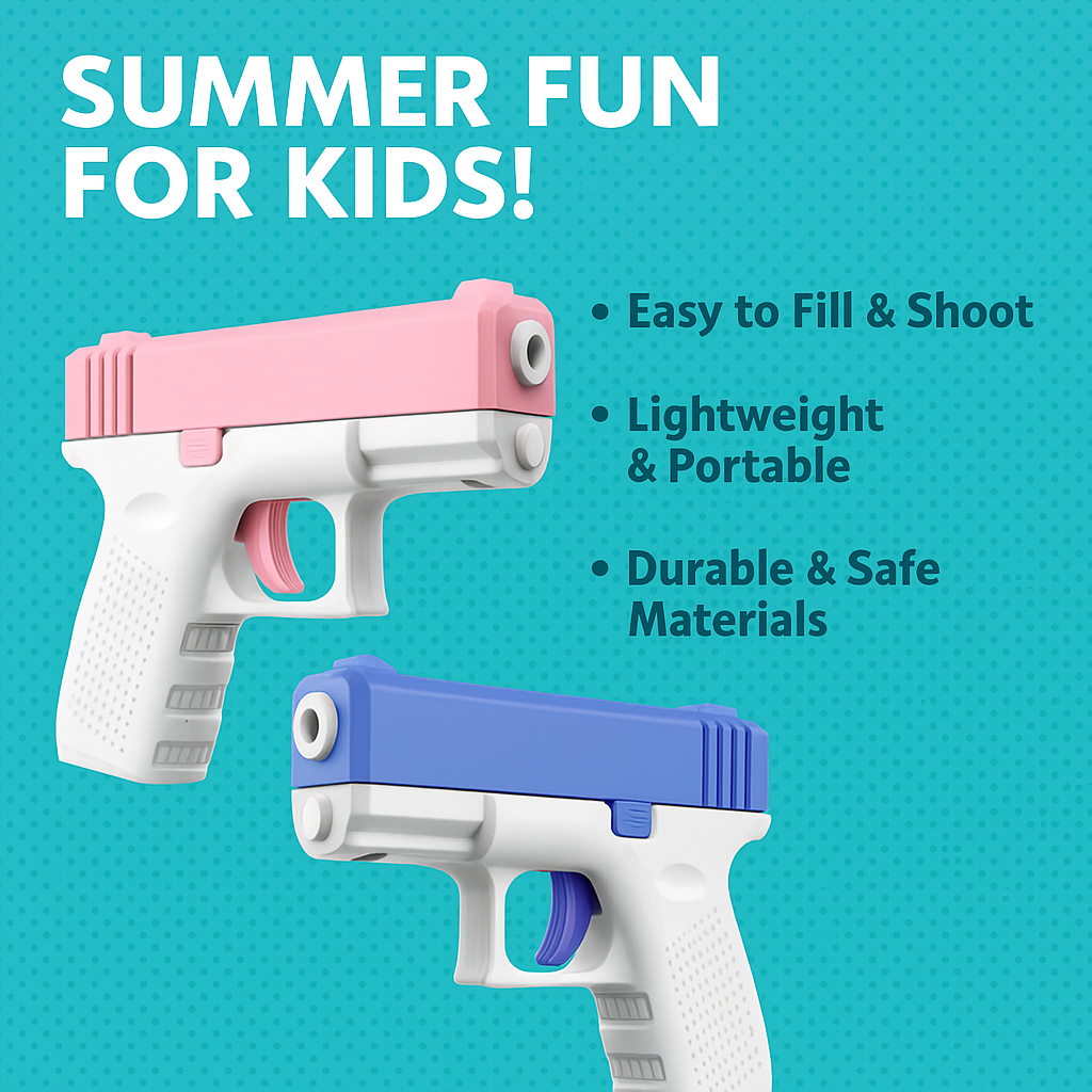 2 Packs Water Guns for Kids Adults, Squirt Water Pistols, Very Cool Small Manual Water Soaker Gun Summer Swimming Pool Outdoor Games Beach Water Fighting Toys Gifts for Boys Girls Children